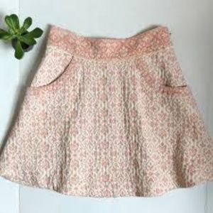 Brocade Pink Mini-skirt